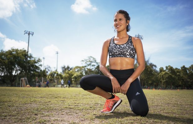 Triatleta dominicana Natasha Méndez nueva imagen de adida