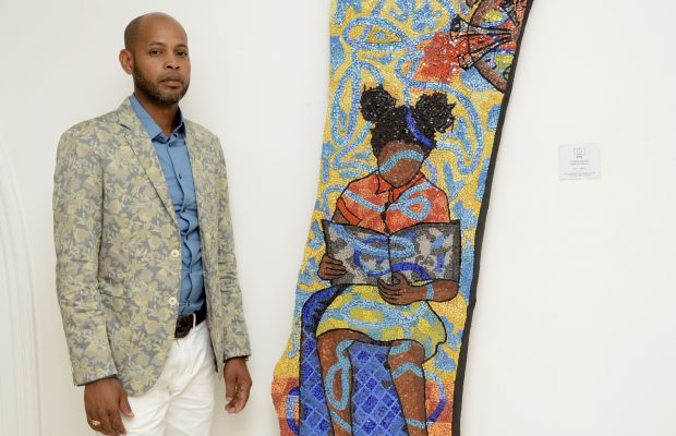 Andríx Diloné muestra su arte en «Impacto de mi tierra»