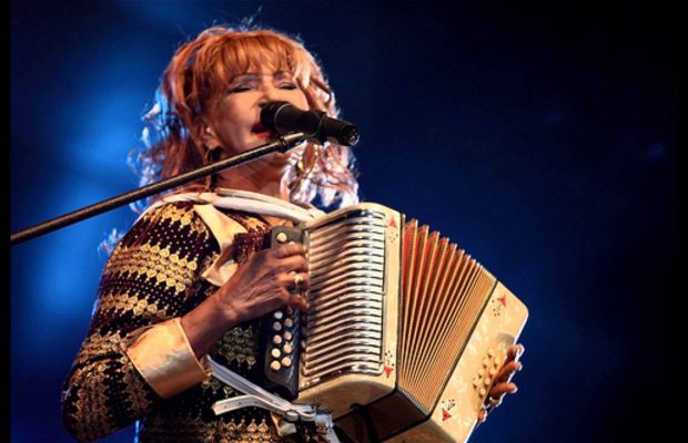 Fefita la Grande  junto a Francisco Ulloa en Gran Fiesta de la Restauración