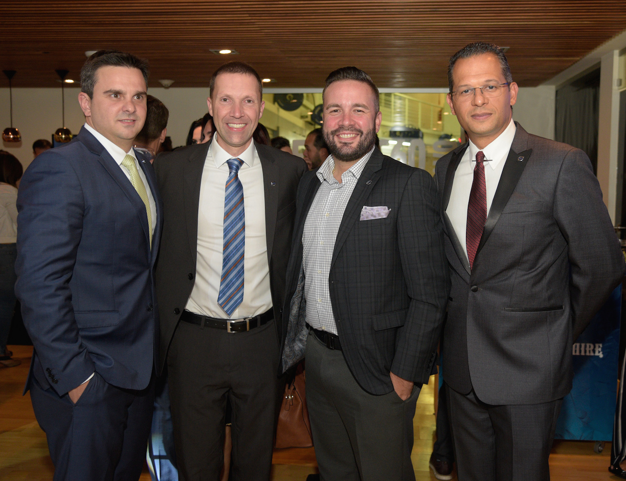Christian Sahd, Marcelo Kronemberger, Christian Alvarado y Jean Lacascade