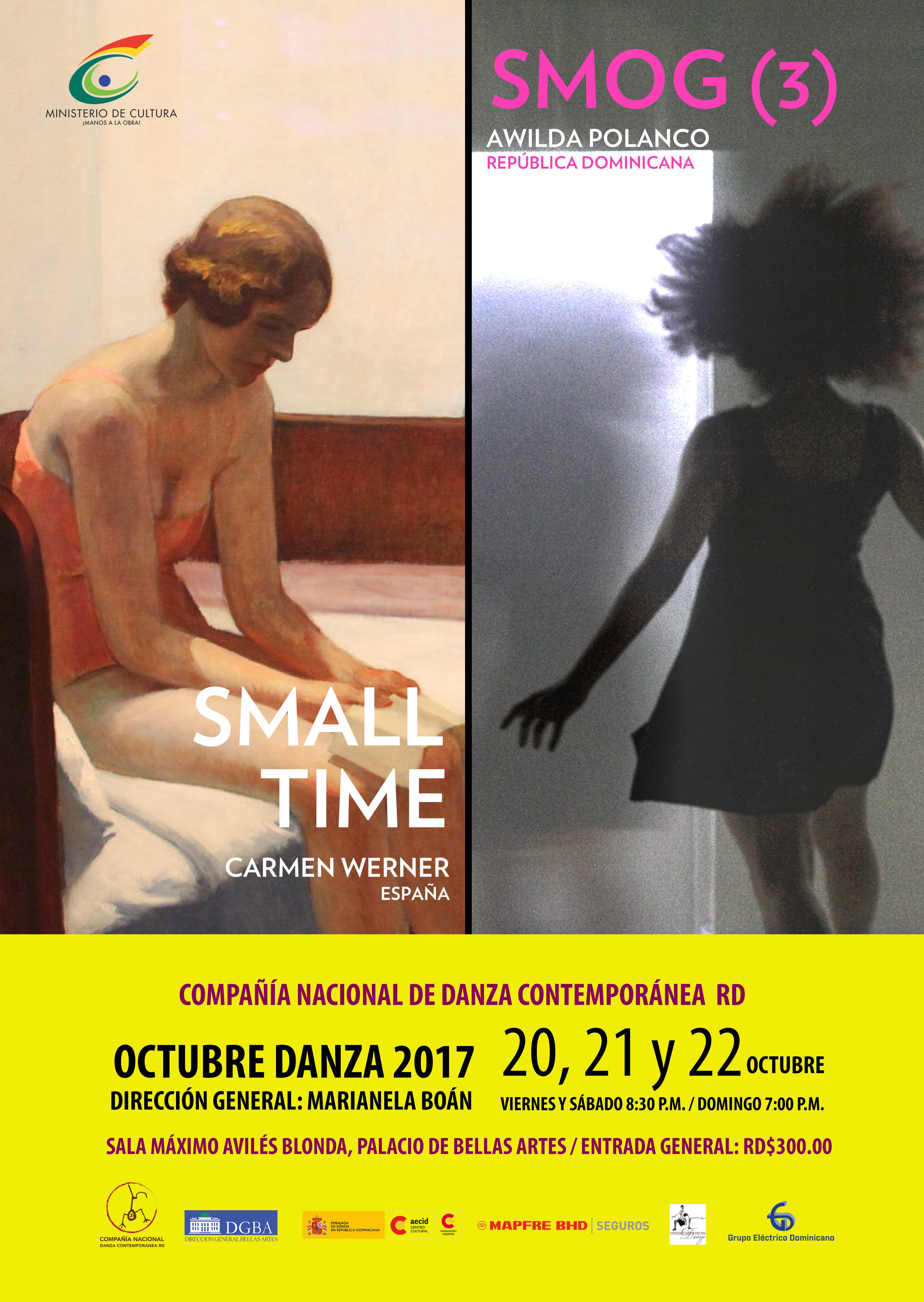Afiche Octubre Danza 2017