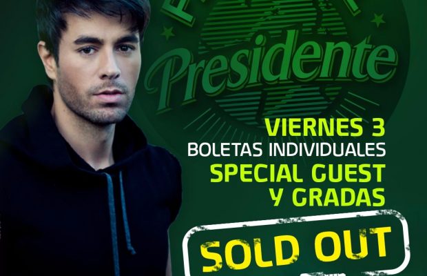 Boletas de gradas y ‘Special Guest’ agotadas para el primer día del “Festival Presidente 2017”