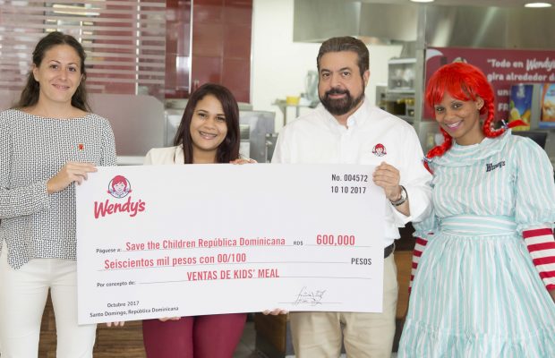 Wendy’s continúa con su campaña solidaria a través de su menú infantil
