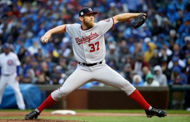 Stephen Strasburg y Nacionales blanquean a Cachorros y jugarán quinto partido