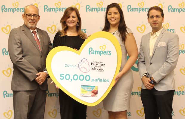 Pampers® realiza donación a la Fundación Pediátrica por un mañana