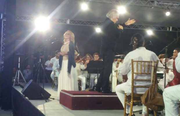 Miriam Cruz en la Gala de Navidad