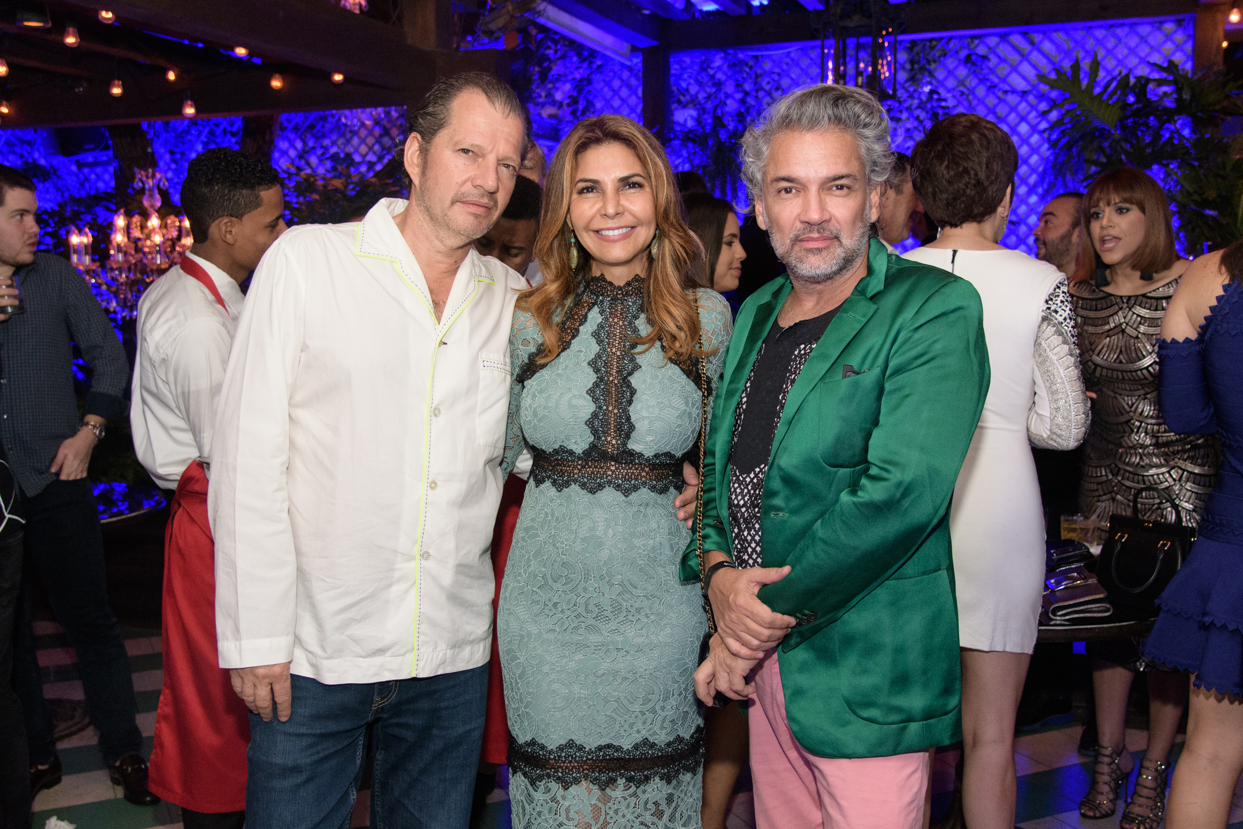 Christophe Kamps, Yudelka Checo y Carlos Mota