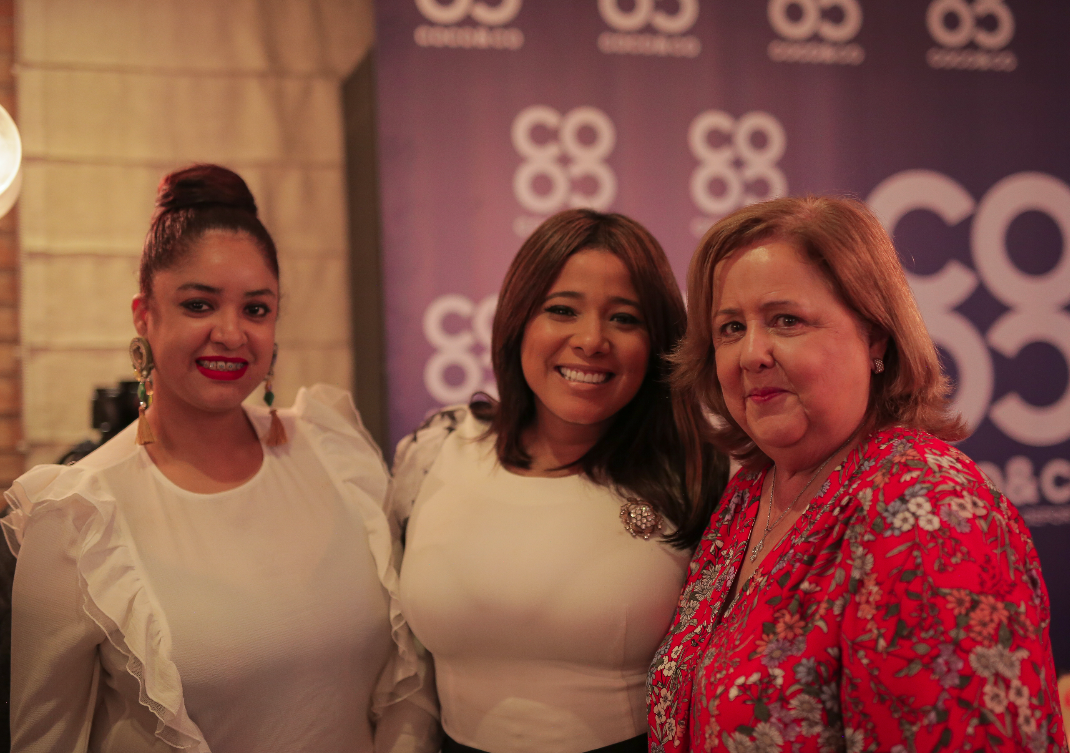 Aimee Rivas, Karen Ozuna y Onfalia Morillo