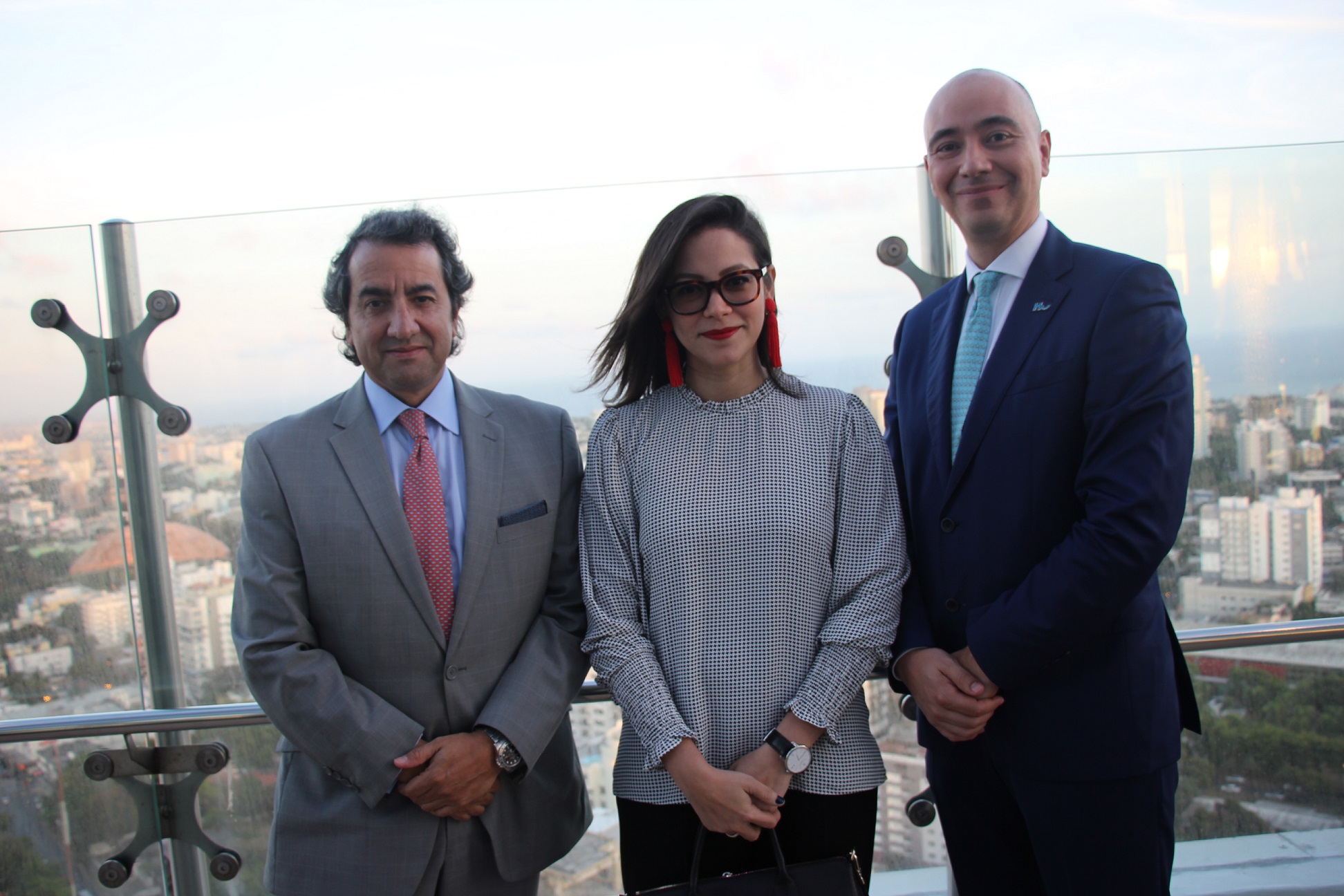 Jaime Caycedo, Marlenene Diesth y Juan Carlos Retrepo