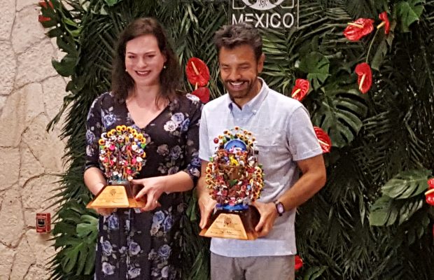 Eugenio Derbez y Daniela Vega reconocidos por V Premios Platino