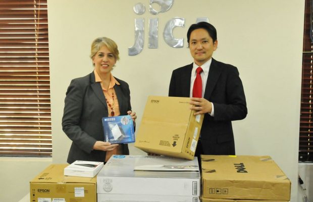 JICA entrega equipos a INFOTEP para proyecto apoyo a las PYMES