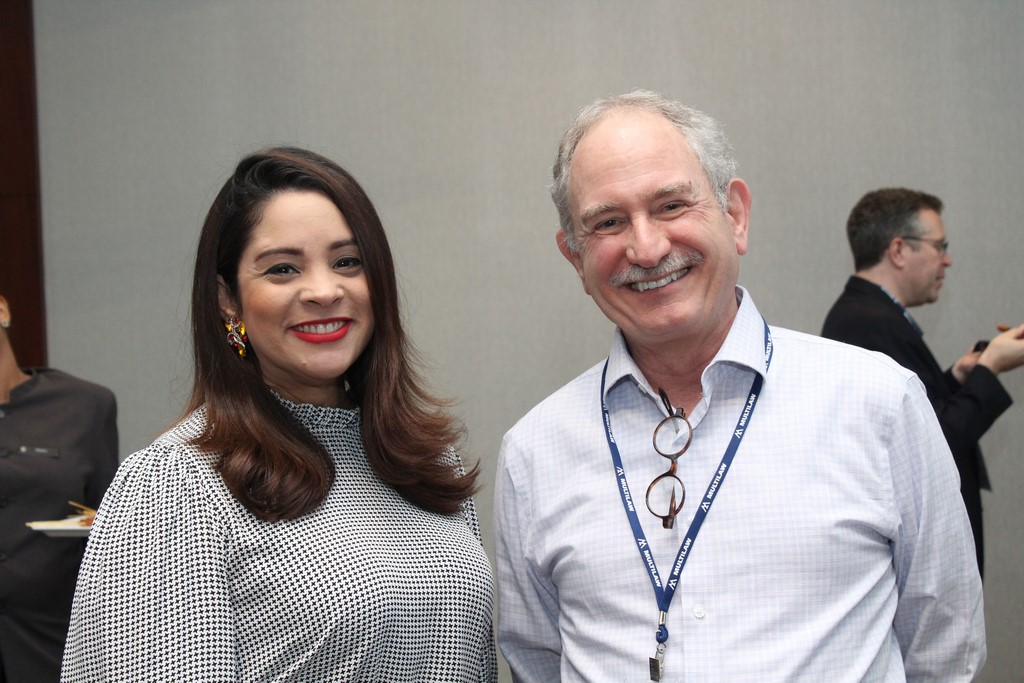 Heiddy Moronta y Charles Jordan.