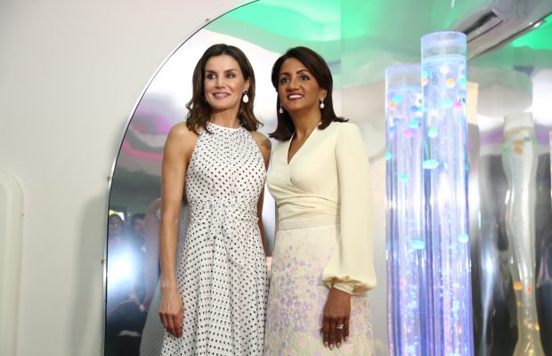 Reina Letizia junto a Primera Dama en el CAID: Gracias por un trabajo adorable
