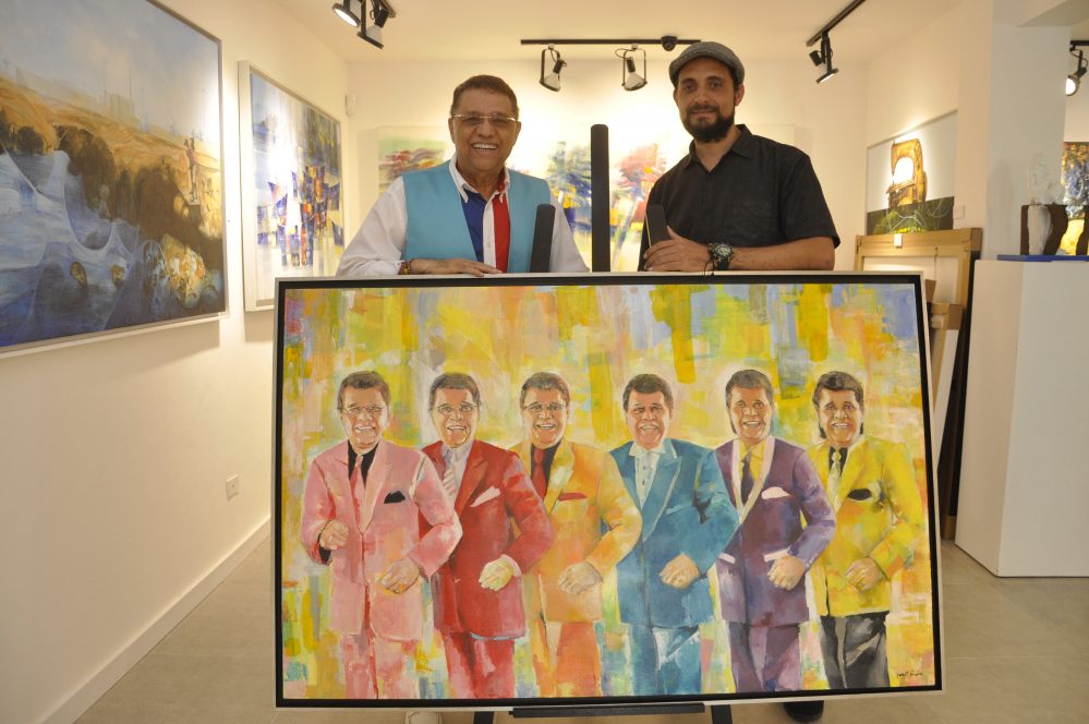 Los colores de Domingo Bautista en una obra de arte.