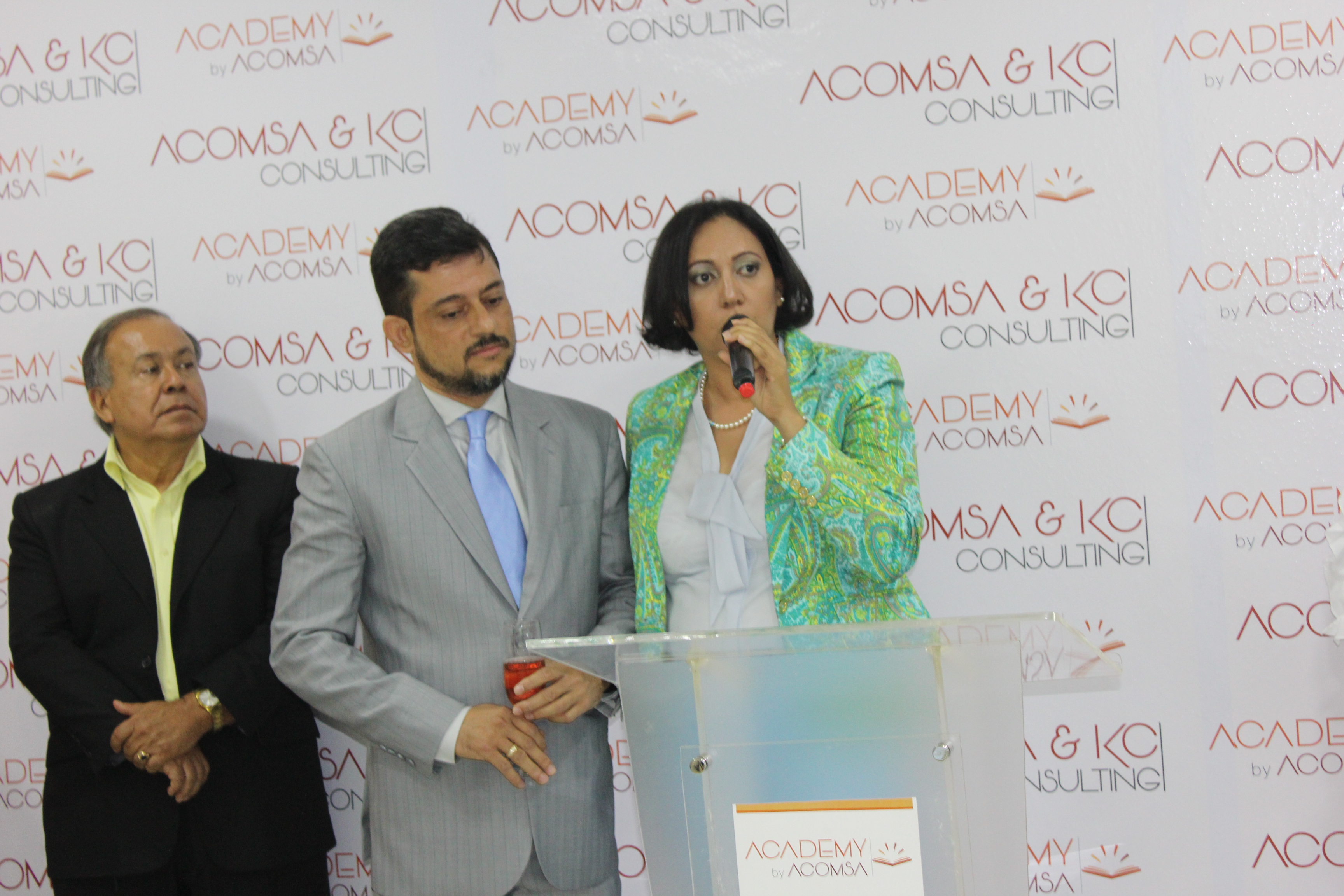 Felix Infante, Nelson Rodriguez y Katiuska Casso.