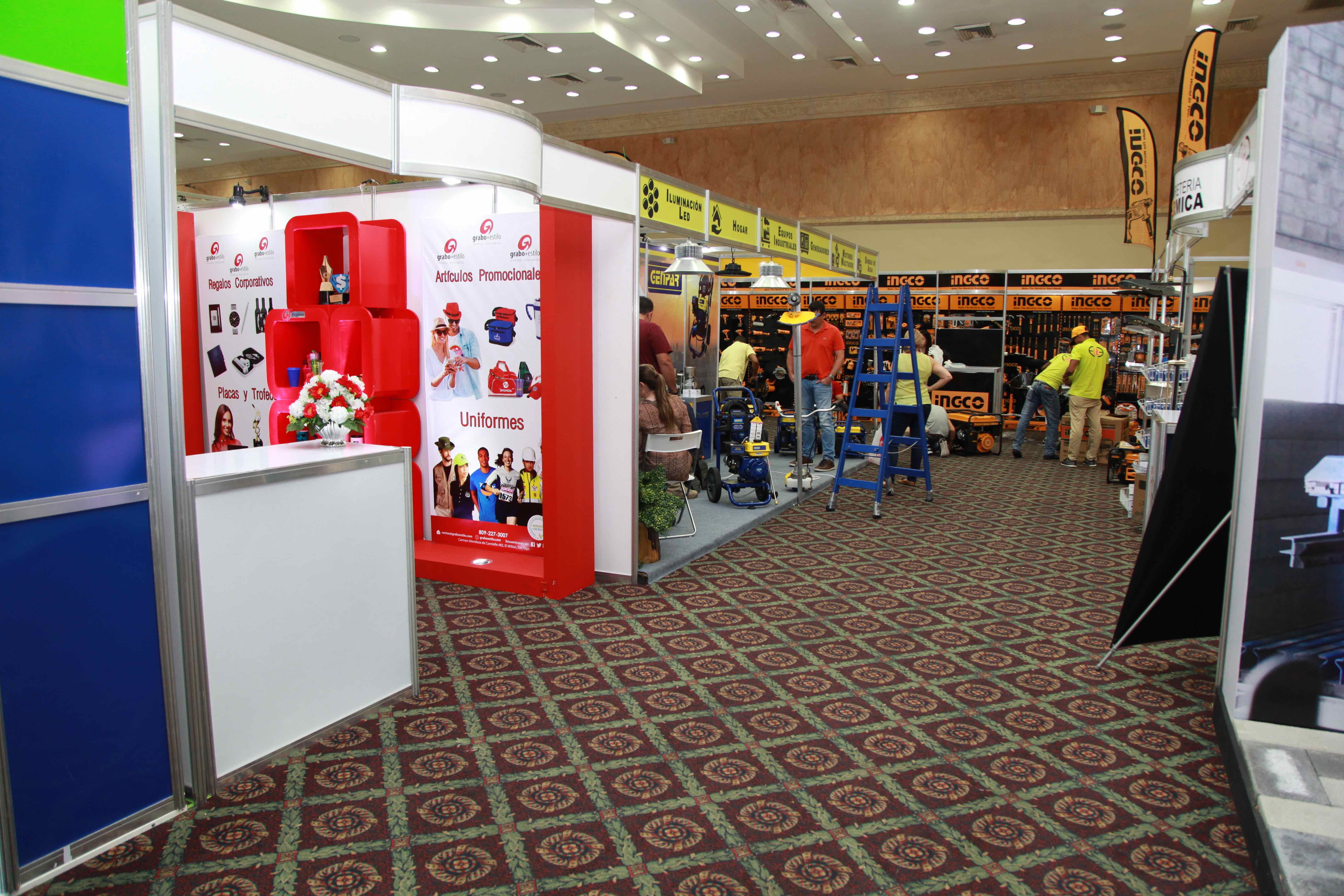 Stands de la Expo Ferretera ASODEFE 2018.