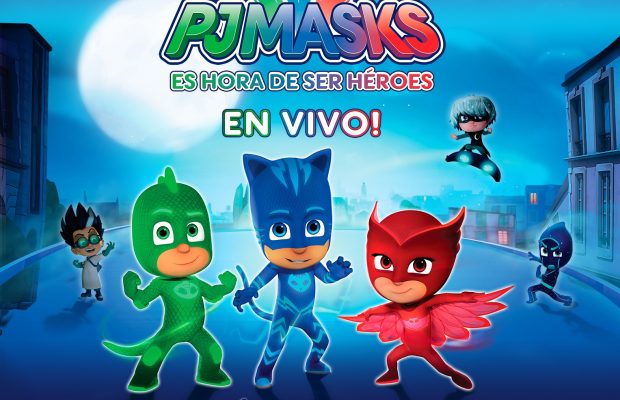 Show en vivo de la popular serie infantil televisiva PJ Masks
