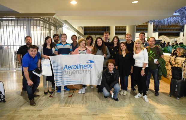 Empresa Aerolíneas Argentinas inaugura su primer vuelo directo Córdoba-Punta Cana​