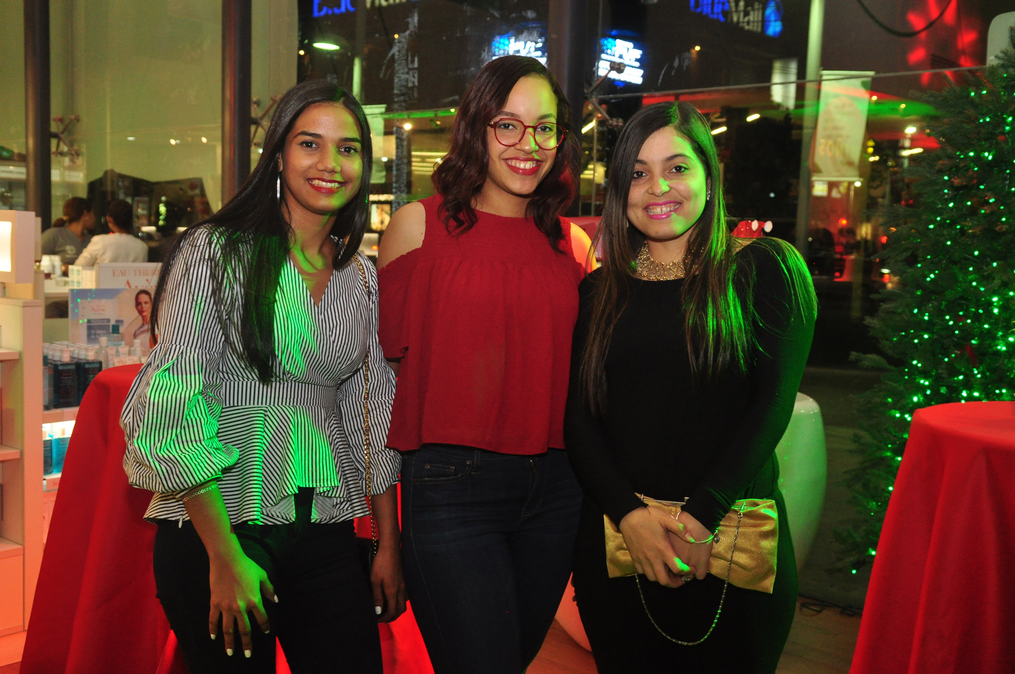 Estefany Abreu, Francis Taveras y Mileny Cabral