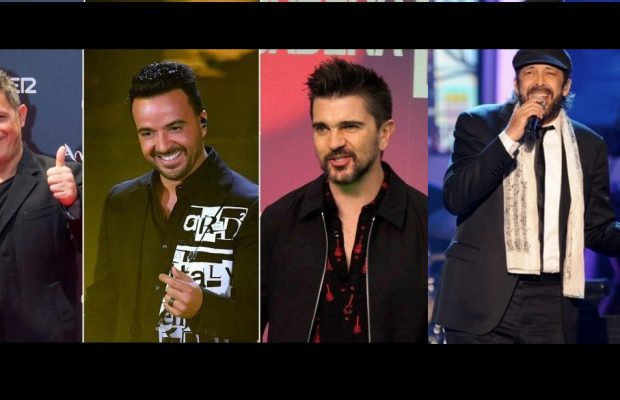 Juan Luis Guerra, Alejandro Sanz, Luis Fonsi  y Juanes en concierto por Venezuela