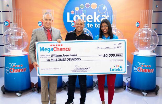 Loteka entrega 50 Millones del MegaChance
