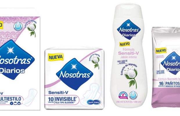 Nosotras Sensiti-V, ideado para pieles más sensible