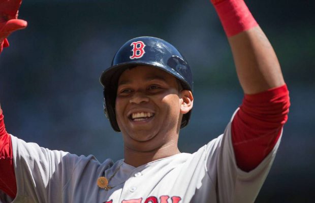 Rafael Devers primero en llegar a 100 carreras impulsadas este año y pasa a una lista historíca