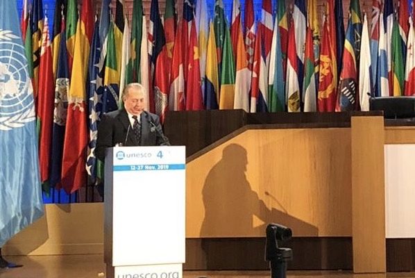 Ministro de Cultura expone en la UNESCO sobre las políticas culturales que ejecuta República Dominicana