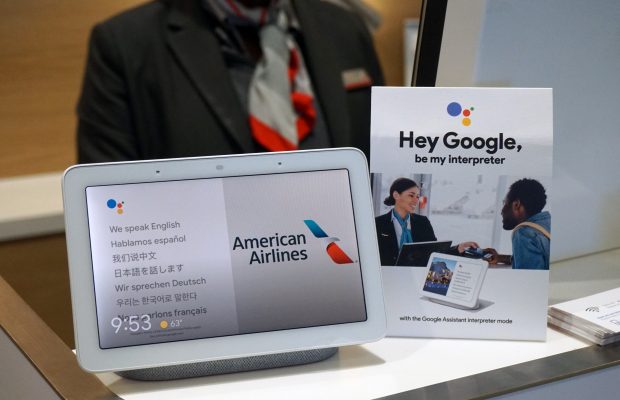American Airlines pone a prueba el modo intérprete de Google Assistant