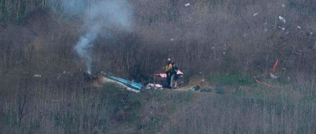 Identifican el cuerpo de Kobe y otros tres pasajeros