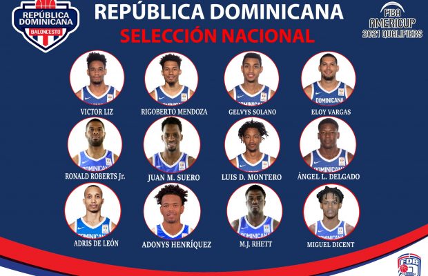 Los 12 que FEDOMBAL selecciono para participar en el clasificatorio FIBA