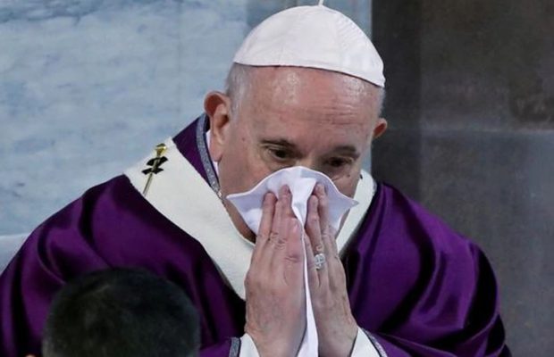 El vaticano desmiente el Papa tenga Coronavirus
