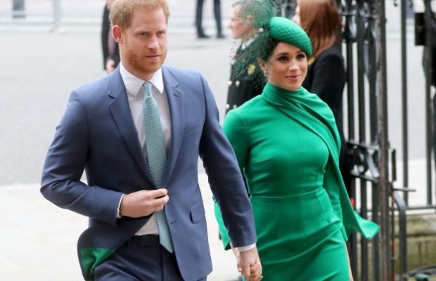 Meghan Markle, con un estilismo de acto impacto para despedirse como «royal»