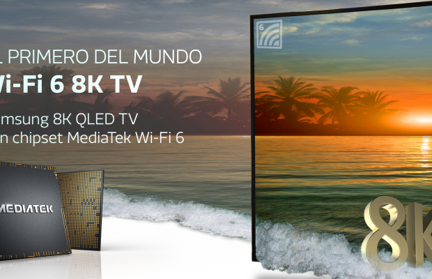 MediaTek y Samsung presentan el primer televisor Wi-Fi 6 8K del mundo