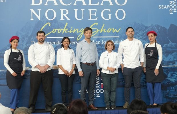 Un cooking show con sabor a bacalao noruego