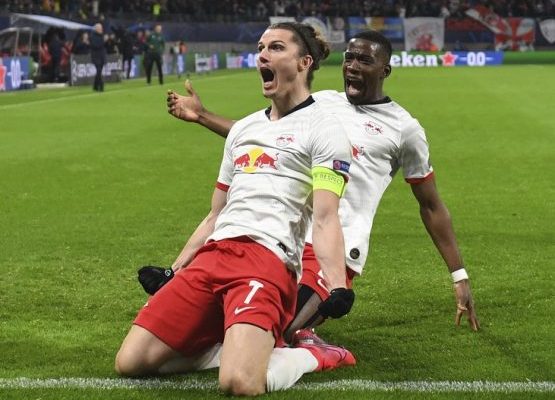 Leipzig despachó al  Tottenham en la Liga de Campeones y avanza a los cuartos de final