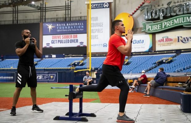 Jugadores de los  Rays ya entrenaron en el Tropicanal