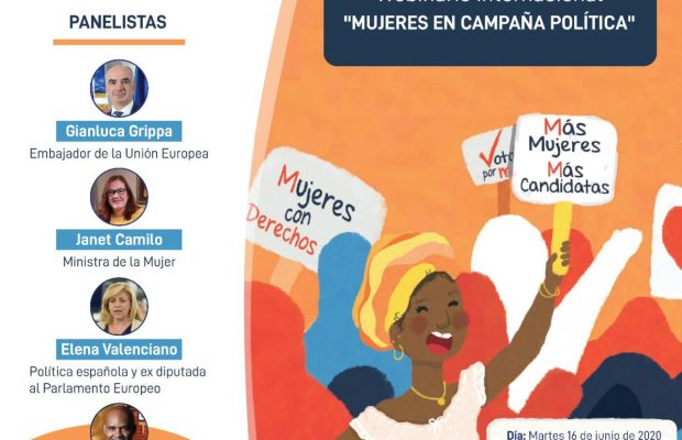 Ministerio de la Mujer y la Unión Europea anuncian conversatorio internacional sobre Mujeres en Campaña Política