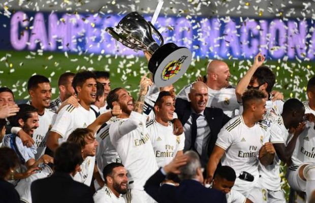 Real Madrid logra Corona 34° en la Liga Española
