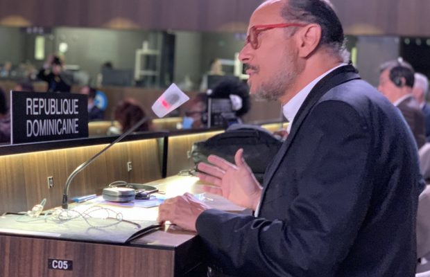 Emotivo discurso de embajador dominicano en la UNESCO