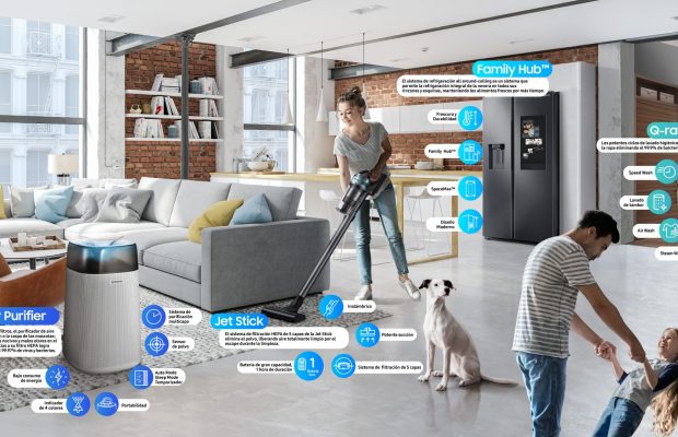 Innovadora línea de aspiradoras y purificadores de aire Samsung