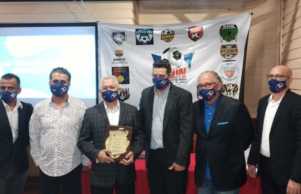 La Asociación de Fútbol del Distrito Nacional celebró 50 años de su fundación