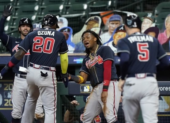 Bravos atacan primero ante Dodgers; Margot se luce con jonrón y conduce a los Rays