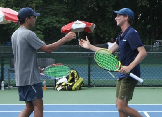 Gandini y Dickson levantan el trofeo de dobles en la Copa Mangulina