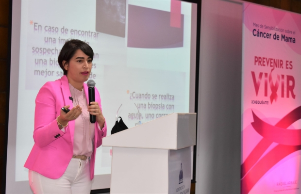 INAP realiza conferencia  sobre prevención del cáncer de mama