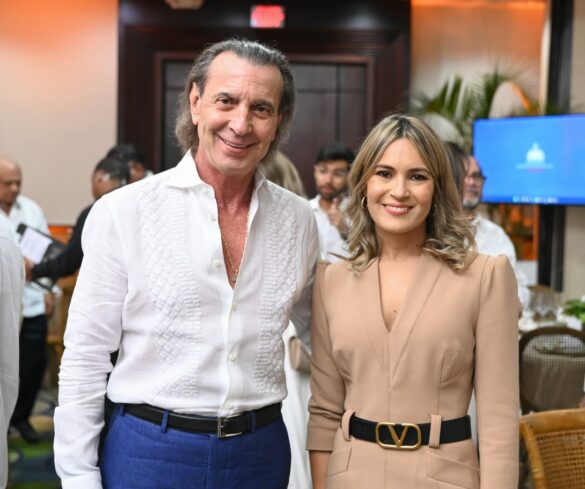 Lito Gómez y Catherine Llibre.