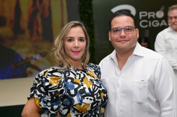 Masiel Trigo y Hamlet Espinal.