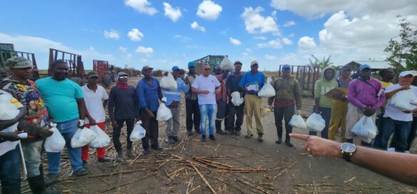 donaciones a recidentes de San Pedro