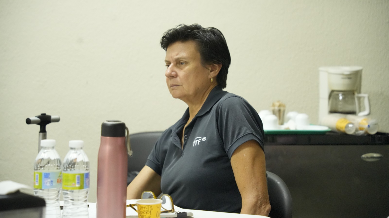 Cecilia Ancalmo visita a Fedotenis para supervisar trabajos de tenis para JJCC SD 2026