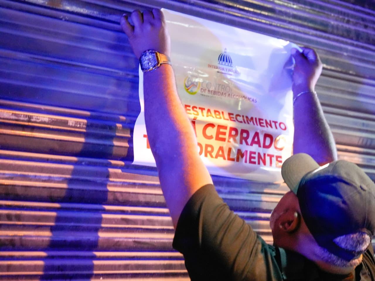 Interior y Policía intensifica ofensiva nacional contra la contaminación sónica y cierra negocios en operativos simultáneos
